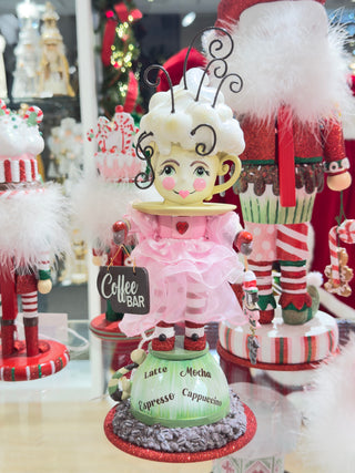Hollywood Nutcrackers™ Coffee Girl Nutcracker HA0759