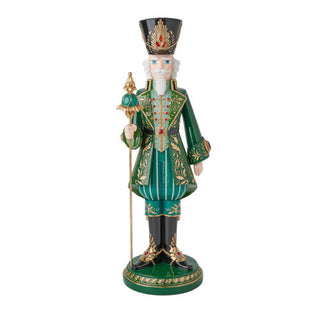 20" Green Blue Baroque Nutcracker 29-29700 Winter Melody