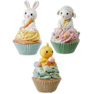 Bunny Rabbit Lamb & Duck Cupcakes Set MT23703