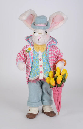 Karen Didion 20" Floral Umbrella Bunny SP043