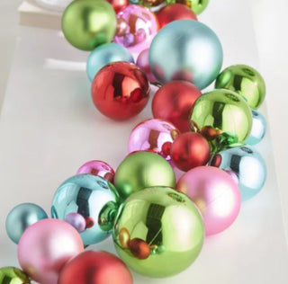 Pre-Order 48" RAZ Pastel Ball Garland, Multi-Color G3932700