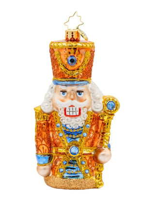 Pre-Order Christopher Radko 6" Gilded Guardian Nutcracker Ornament 1022479