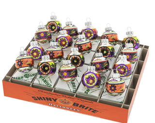 Pre-Order Christopher Radko Shiny Bright 1.25" Halloween 20 Count Half Reflector Half Rounds