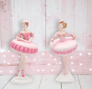 Pink Christmas Cake Ladies Dancing 29-29523 Nutcracker Sweet Shoppe