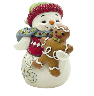 Jim Shore Mini Snowman Gingerbread Figurine  6015464