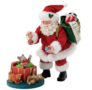 Possible Dreams "Whiskering You A Merry X'mas" Santa Cats Figurine