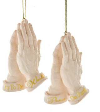 Religious Praying Hands Ornament Set A2417