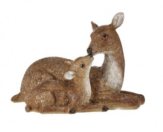 Winter Shallot Doe Deer Baby Momma Kisses MTX72922