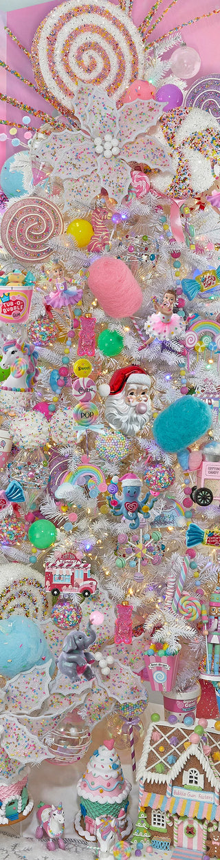 Lollipop House & Bubble Gum Light up Ornament JEL1417 Spoonful of Sugar