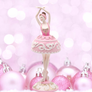 Pink Christmas Sugar Frosted Cake Bellerina A 29-29604 Nutcracker Sweet Shoppe