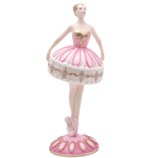 Pink Christmas Sugar Frosted Cake Bellerina B 29-29604 Nutcracker Sweet Shoppe