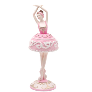 Pink Christmas Sugar Frosted Cake Bellerina A 29-29604 Nutcracker Sweet Shoppe