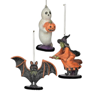 Halloween Witch Bat Ghost Ornament MTH13461