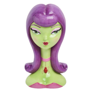 Halloween Purple Hair Witch Head 29-30184 Ghoulish Goodies