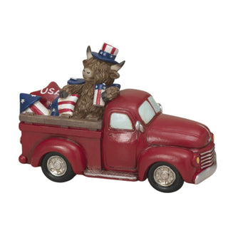 Pre-Order Spring 2026 Resin Americana Truck w/ Highland Cow