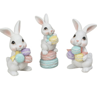 Pre-Order Spring 2026 Mini Resin Macarons Sweet Treats Easter Bunny Set