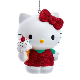 3.5" Hello Kitty™ Red Ice Cream Ornament HK1247