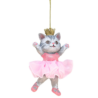 3" Ballet Cat Ornament E1016