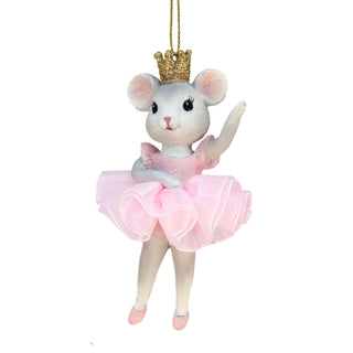 3" Ballet Mouse Ornament E1016