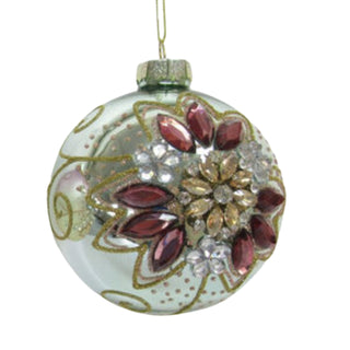 Purple Ombre Blue Tinted Jeweled Ornament 79-81505 A Very Fairy Christmas