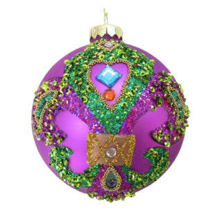 Mardi Gras Fleur De Lis Ornament 79-81383