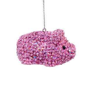Bedazzled Retro Disco Food Animal Ornament