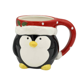 Christmas Mug Penguin Gingerbread Snowman Santa Y1594