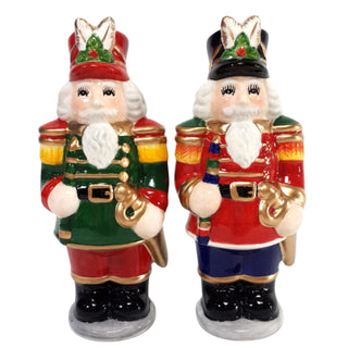 Cosmos Christmas Traditional Nutcracker Salt And Pepper Shaker Set