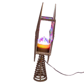 13.75" Gold Glitter Polaris Star Projector Treetop AD1055