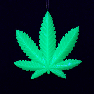 Luminosity Glow In The Dark Cannabis Ornament D4702