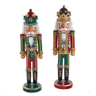 Kurt Adler 15" Red or Green King Nutcracker F2417