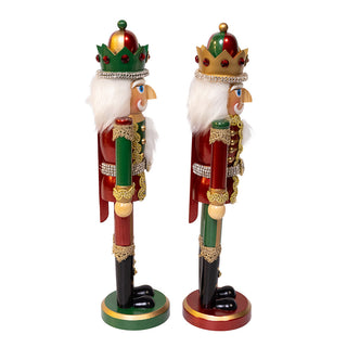 Kurt Adler 15" Red or Green King Nutcracker F2417
