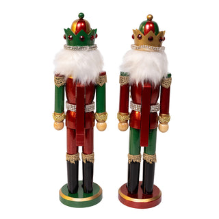 Kurt Adler 15" Red or Green King Nutcracker F2417