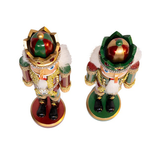 Kurt Adler 15" Red or Green King Nutcracker F2417