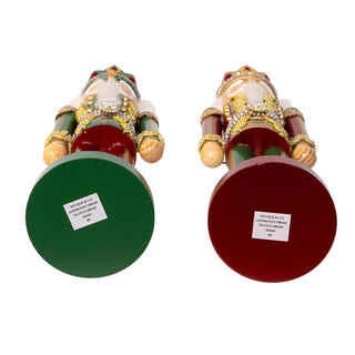 Kurt Adler 15" Red or Green King Nutcracker F2417