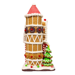 Christmas Farm Battery Operated LED Gingerbread Barn GBJ0057