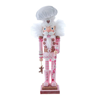 Hollywood Nutcrackers™ Pink Gingerbread Baker Nutcracker HA0783