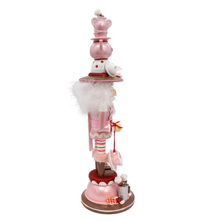 Kurt Adler 18" Hollywood Nutcrackers™ Pink Tea Nutcracker HA0797 Teacup Gingerbread