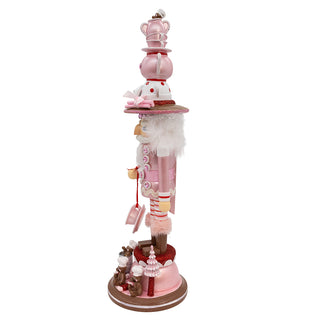 Kurt Adler 18" Hollywood Nutcrackers™ Pink Tea Nutcracker HA0797 Teacup Gingerbread
