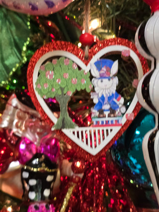 Alice In Wonderland Wooden Retro Vintage Ornaments Set G5001