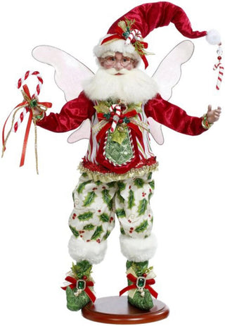 Signed Collector's Edition Candy Cane Holly Fairy on Base