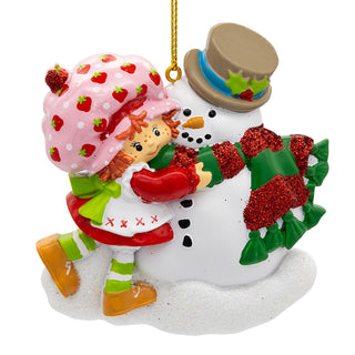 Kurt Adler Strawberry Shortcake™ With Snowman Ornament SS2251