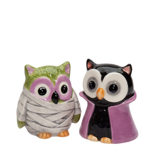 Cosmos Halloween Dracula And Mummy Salt And Pepper Set