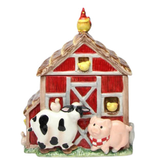 Cosmos Appletree Designs 10 3/8" Barn Yard Cookie Jar