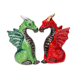 Cosmos Medieval Dragon Salt and Pepper Shaker Set