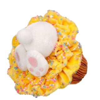 Easter Foam & Fabric Bunny Butt Cupcake MT25903