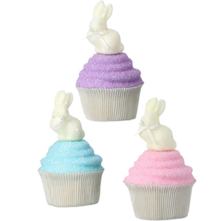 Large Vintage Bunny Cupcake Easter Set MT26282