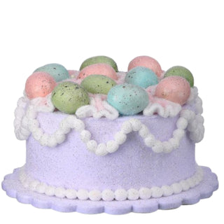 Faux Easter Robins Egg Purple Vintage Cake MT26322