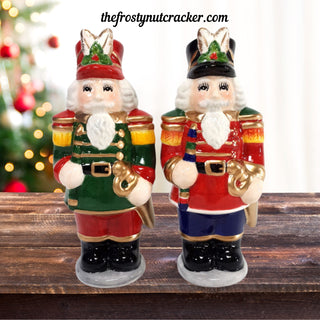 Cosmos Christmas Traditional Nutcracker Salt And Pepper Shaker Set