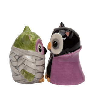 Cosmos Halloween Dracula And Mummy Salt And Pepper Set